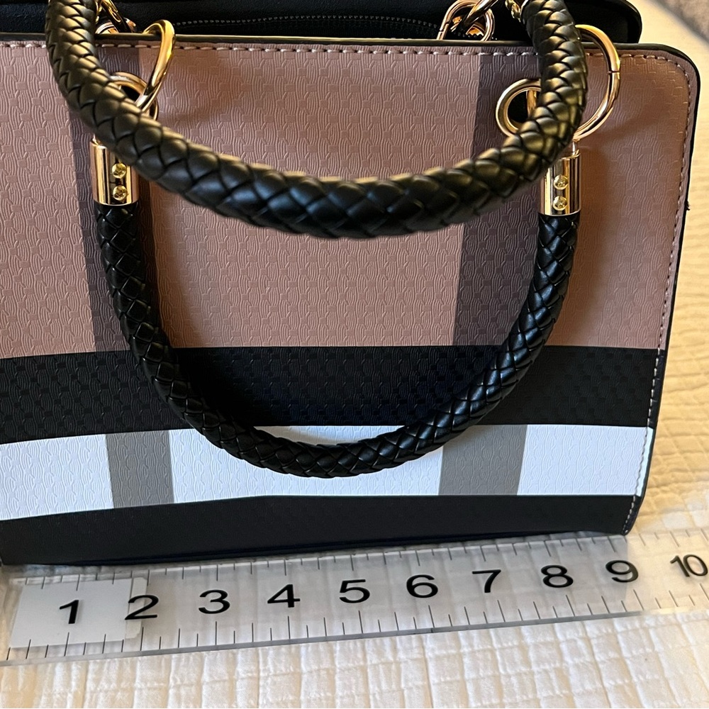 Plaid crossbody bag